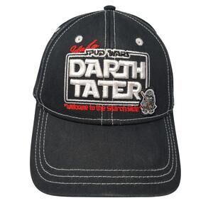 Idaho Spud Wars Darth Tater Strapback Baseball Cap Black One Size Hat Graphix